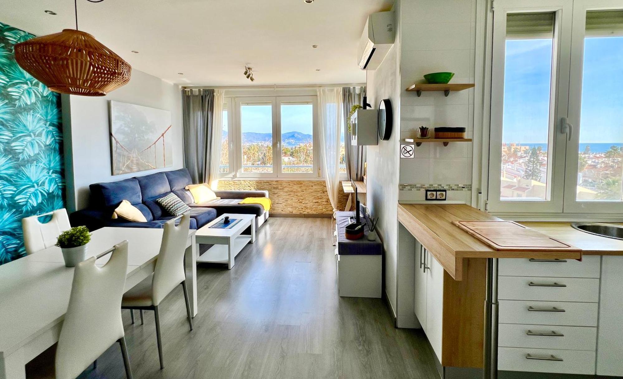Espectacular Apartamento Junto Al Mar, Con Piscina En Málaga Exterior foto